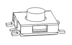 Tactile Switches RTS(G)Z(M)(H)-6 Structure Diagram