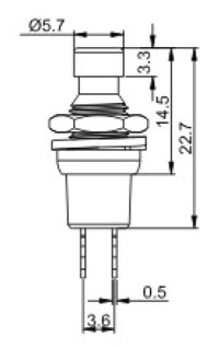 按鈕開關(guān)R0191結(jié)構(gòu)圖