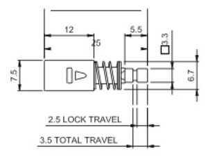 Push_Button Switches R0198 Structure Diagram